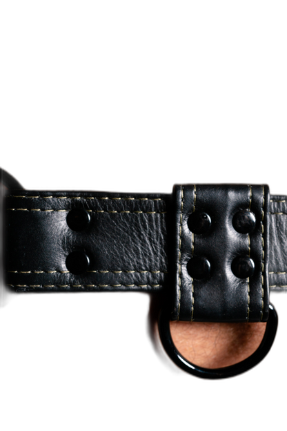 ruff GEAR RAW  Leather Bulldog Harness Black Army