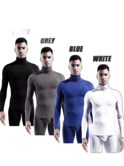 Men's Turtleneck Thermal Top Base Layer Shirts