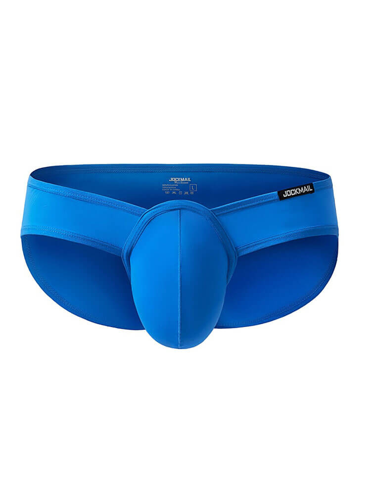 Men's Solid Color Sexy U-Convex Pouch Briefs