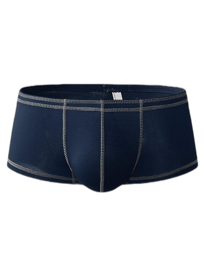 2 Pack Men's Sporty Breathable U Convex Pouch Trunks