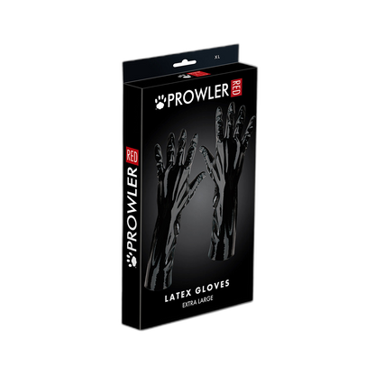 Prowler RED Wrist Length Latex Gloves Black XL