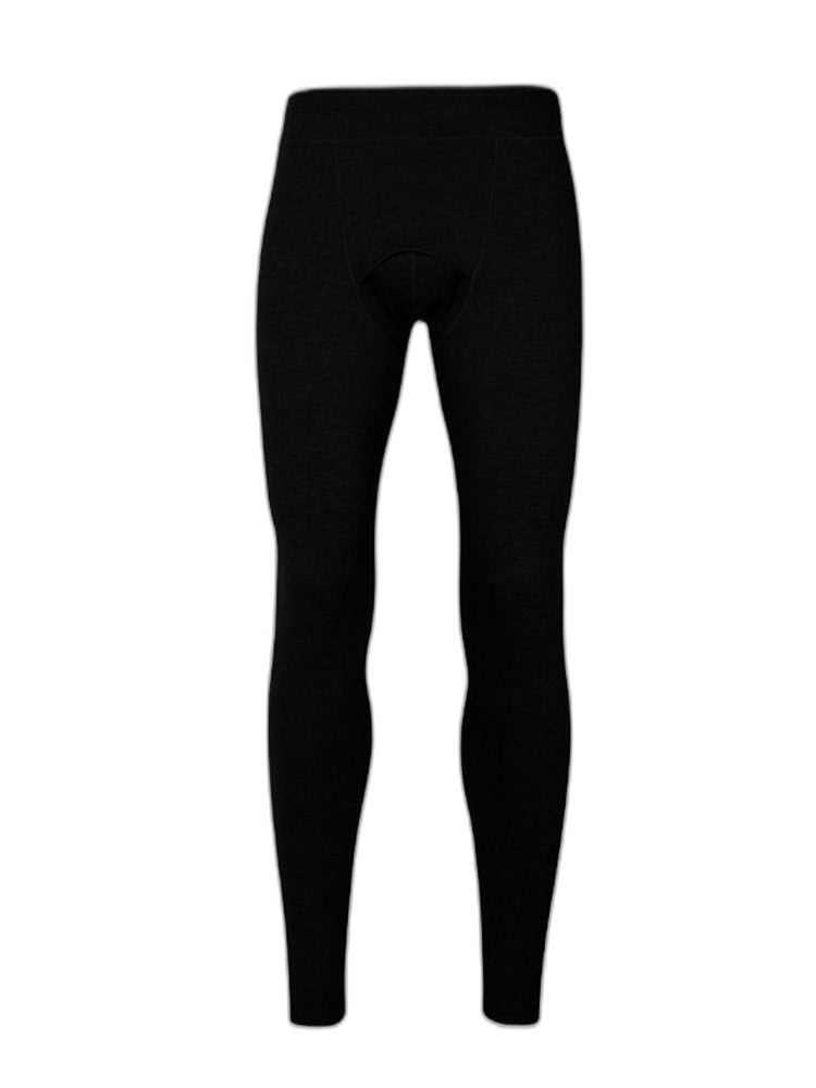Men's Double-Sided Fleece Thickened Antibacterial Cotton Base Layer Thermal Bottoms
