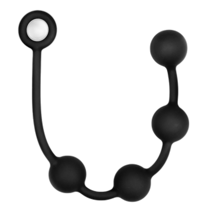Prowler RED Silicone Anal Beads Black Small