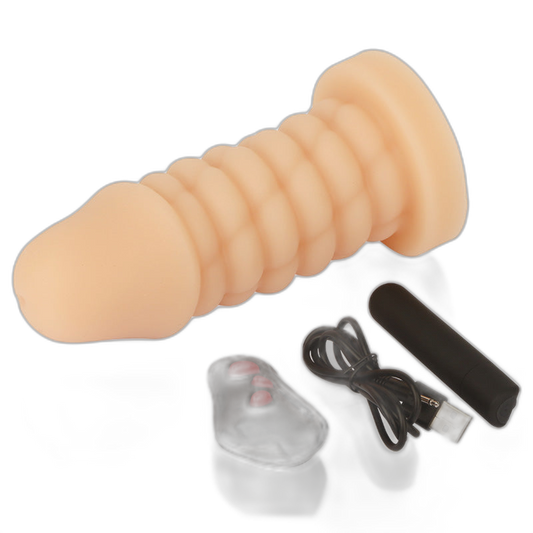 Tank Vibrating Dildo - USB Rechargeable Dildo - 10 Vibration Modes - 3 Size Silicone Dildo