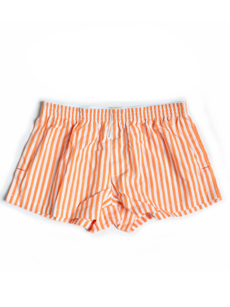 D.M Men's Fashion Low Waist Striped Cotton Home Shorts