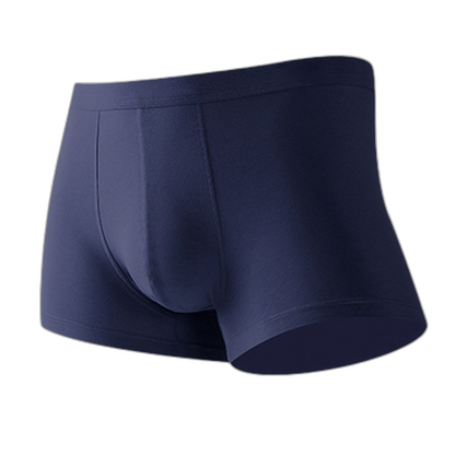 4Pcs Modal Pure Color Thin U Convex Boxer Briefs For Men