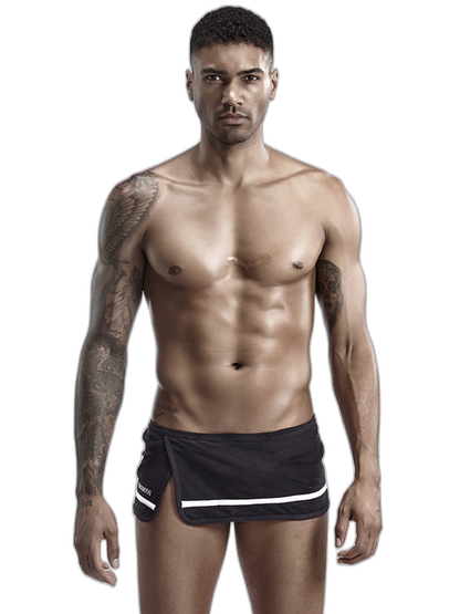 Men's Stylish Homewear Cotton Toweling Side Slit Shorts