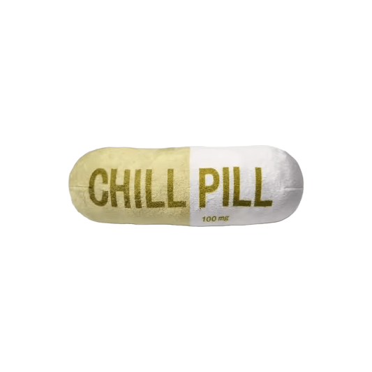 Chill Pill Plushie Yellow