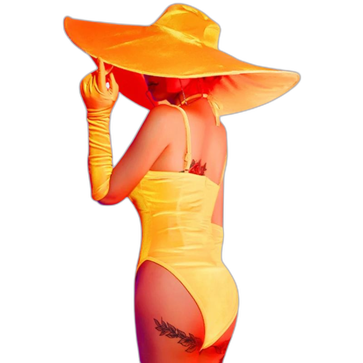 Retro Velvet Pop Diva Bodysuit