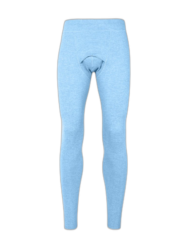 Men's Double-Sided Fleece Thickened Antibacterial Cotton Base Layer Thermal Bottoms
