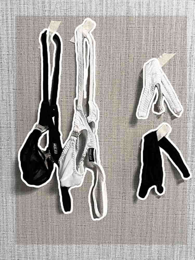 Men's Sexy Hollow Thin Strap Interchangeable Thong