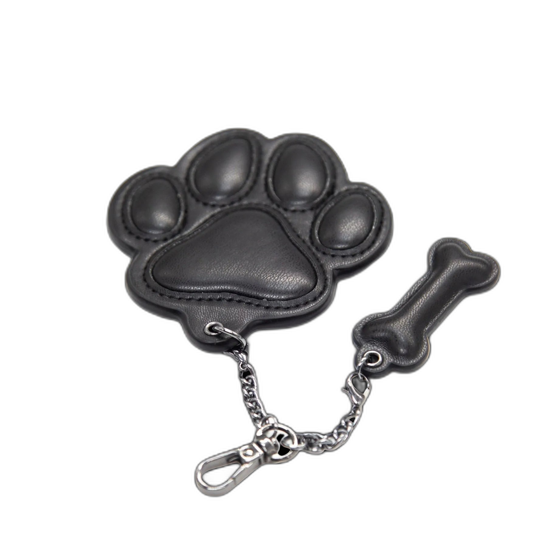 PU Leather Puppy Paw Keychain
