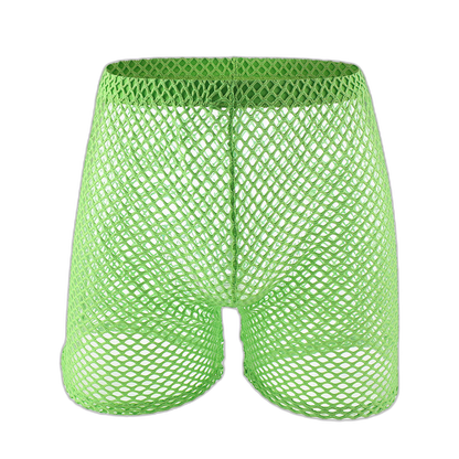 Mesh Fishnet Midway Shorts