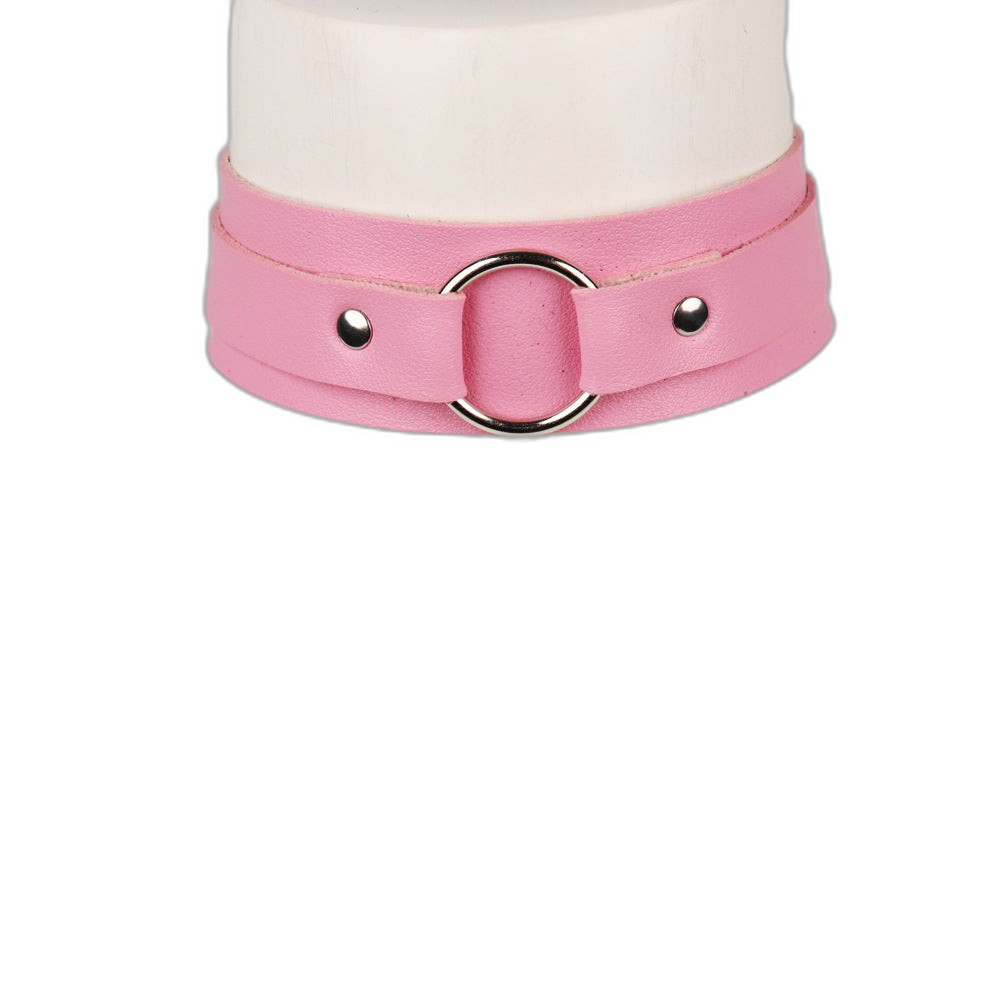 Leather O-Ring Collar / Choker