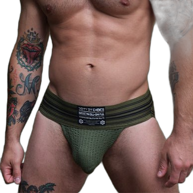 Breedwell Cumdump Jockstrap Army Green