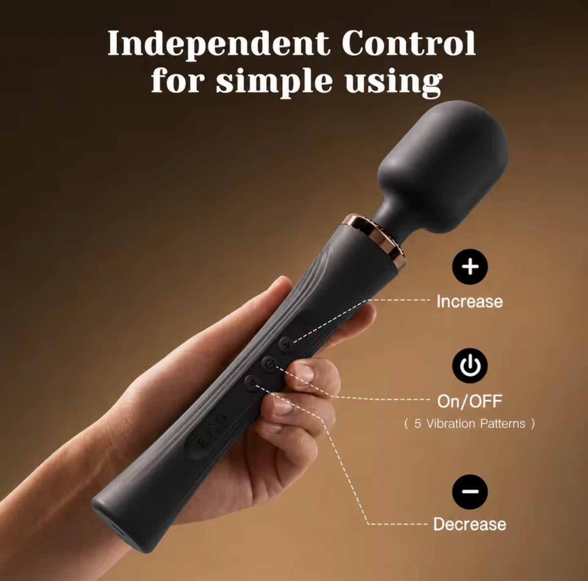 DarkAngel - Wand Vibrator - Vibrating Massager