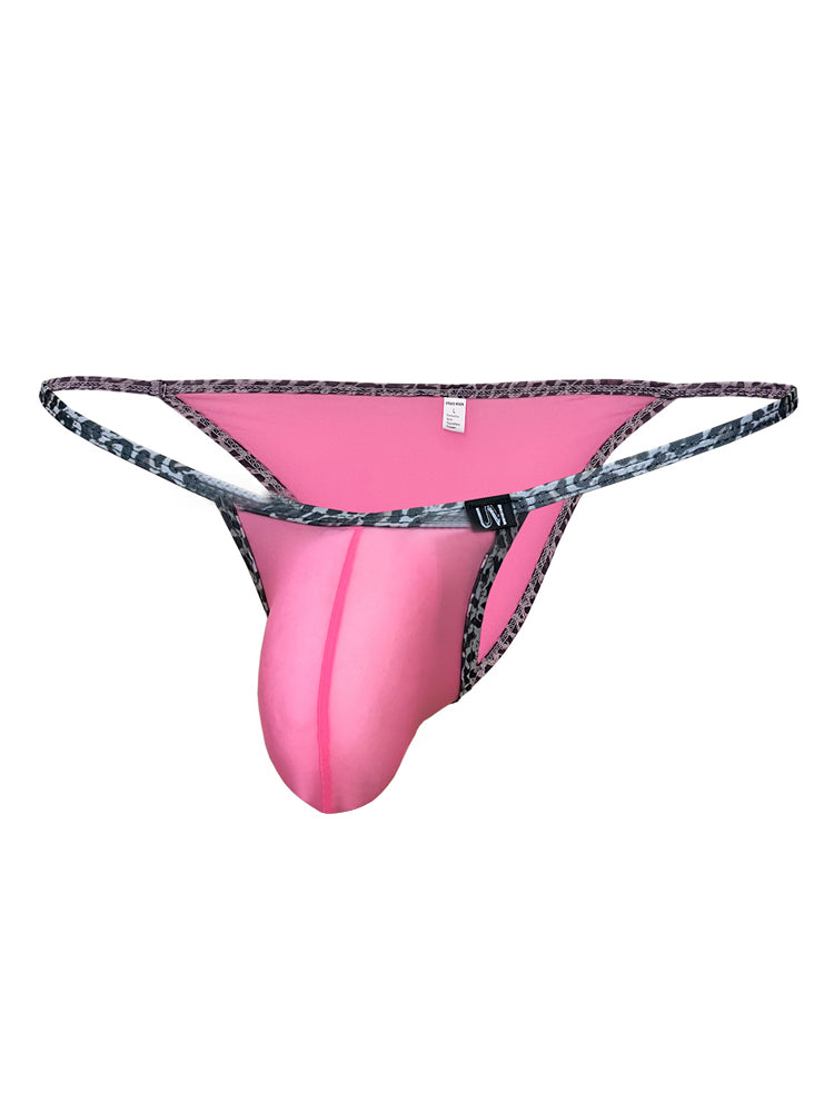 Men's Leopard Ice Silk Ultra Thin Briefs 