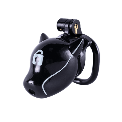 Furjoi Drone Hood Chastity Cage White