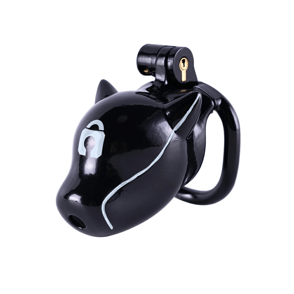 Furjoi Drone Hood Chastity Cage White
