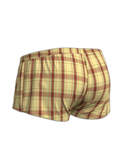 2 Pack Men's Supportive Large Pouch Odor-Resistant Antibacterial Seamless Boxer Shorts