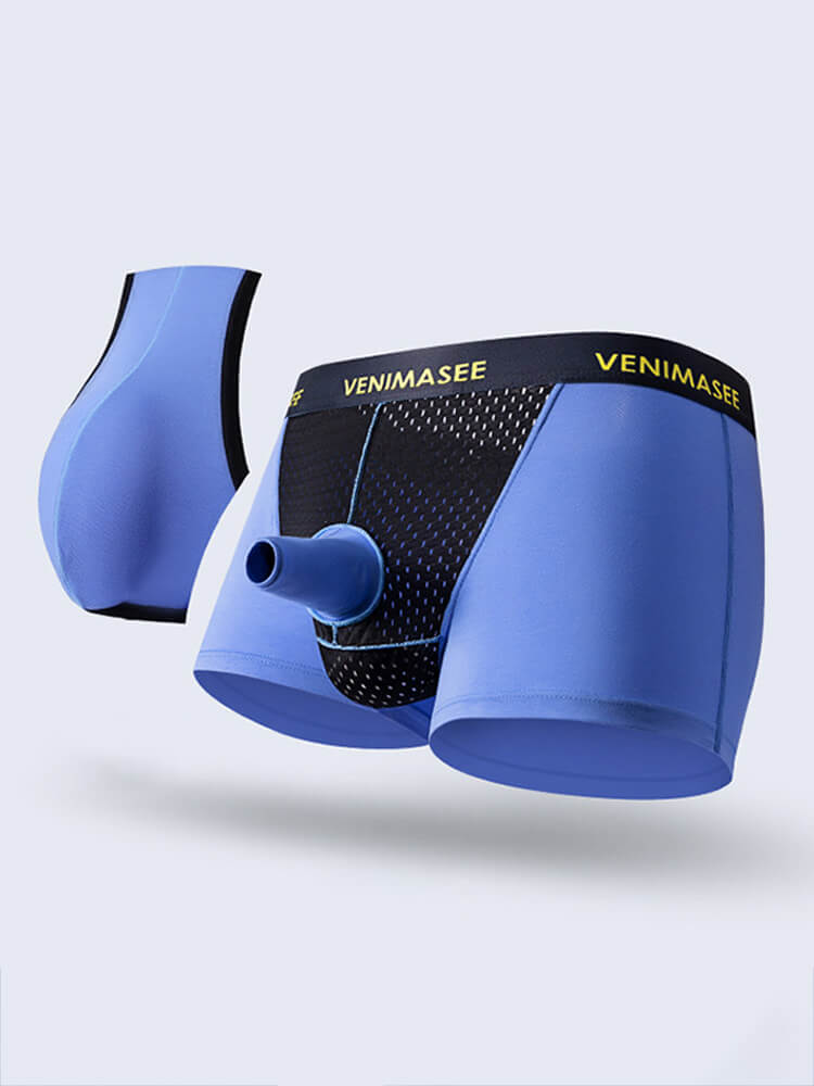 Men's Sexy Antibacterial Foreskin Separation Boxer Briefs