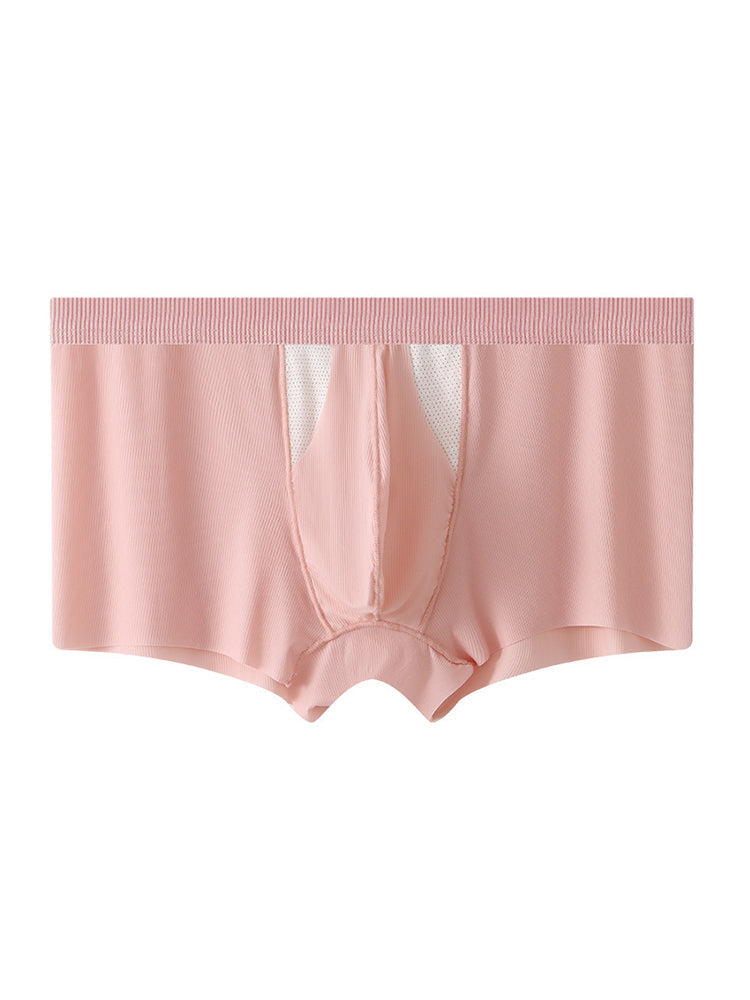 3 Pack Split-Support Men's Trunks- Breathable & Bulge-Enhancing