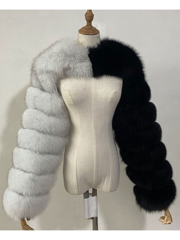 Men's Fashion Sexy Faux Fur Cropped Shawl