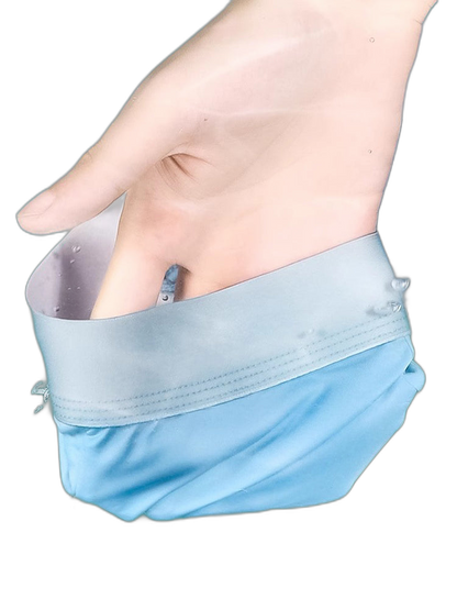 3 Pack Men's Ultra-thin Ice Silk Seamless Solid Trunks