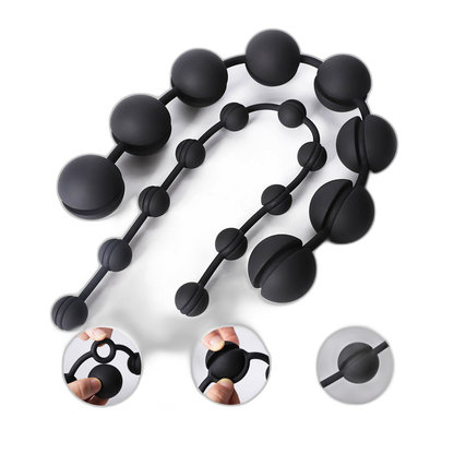 Tether - Anal Beads Trainer- Anal Balls - Custom Sizes