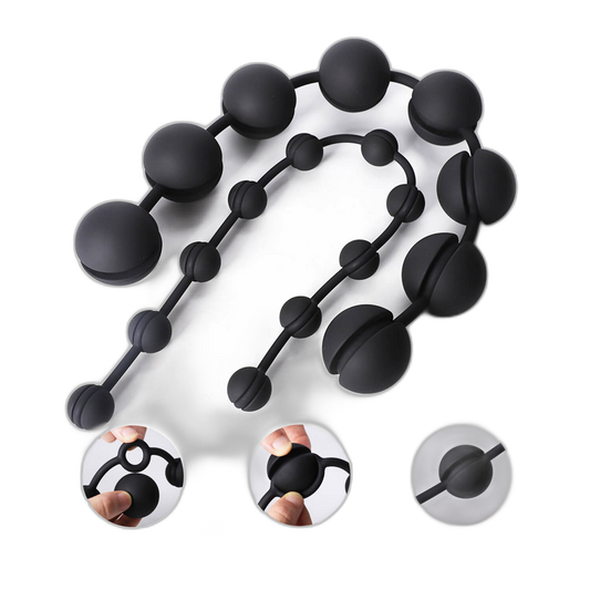 Tether - Anal Beads Trainer- Anal Balls - Custom Sizes