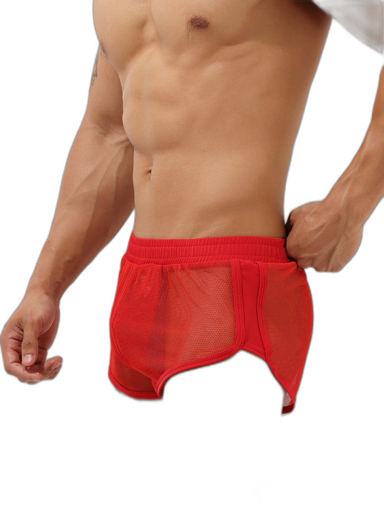 Men’s Sexy See Through Mesh Boxer Shorts
