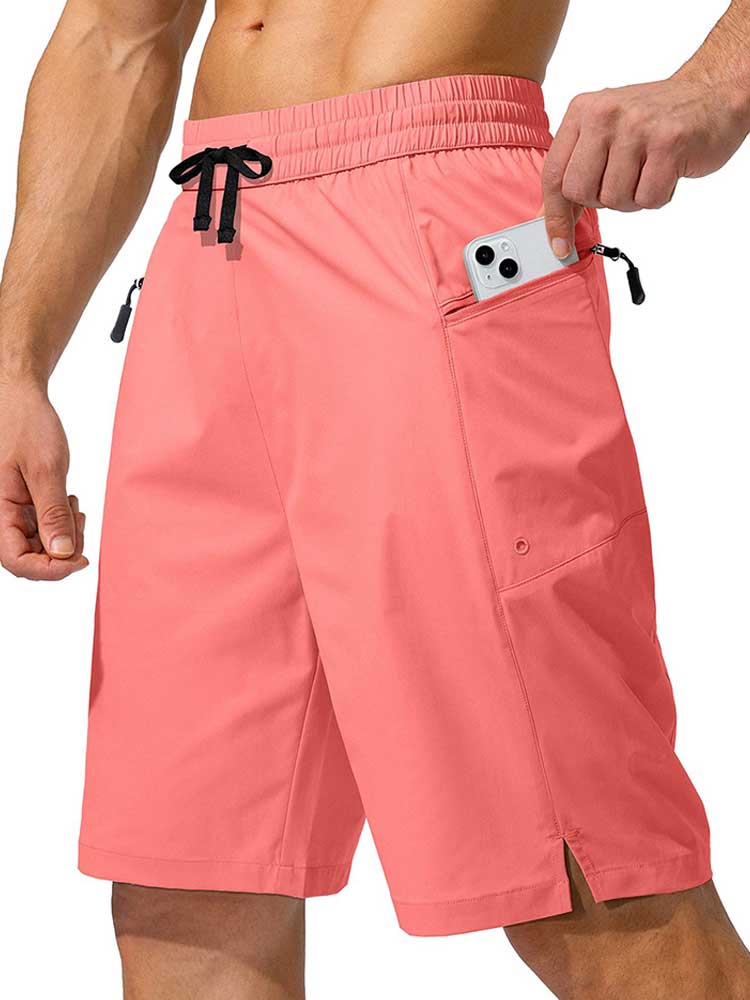 Men's Sexy Quick-Dry Solid Drawstring Beach Shorts