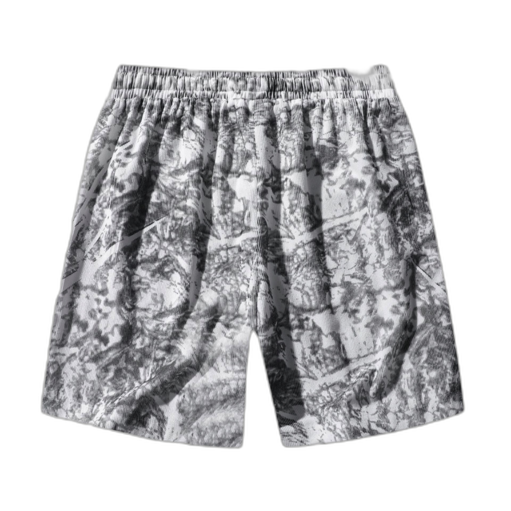 Washed Camo Corduroy Shorts