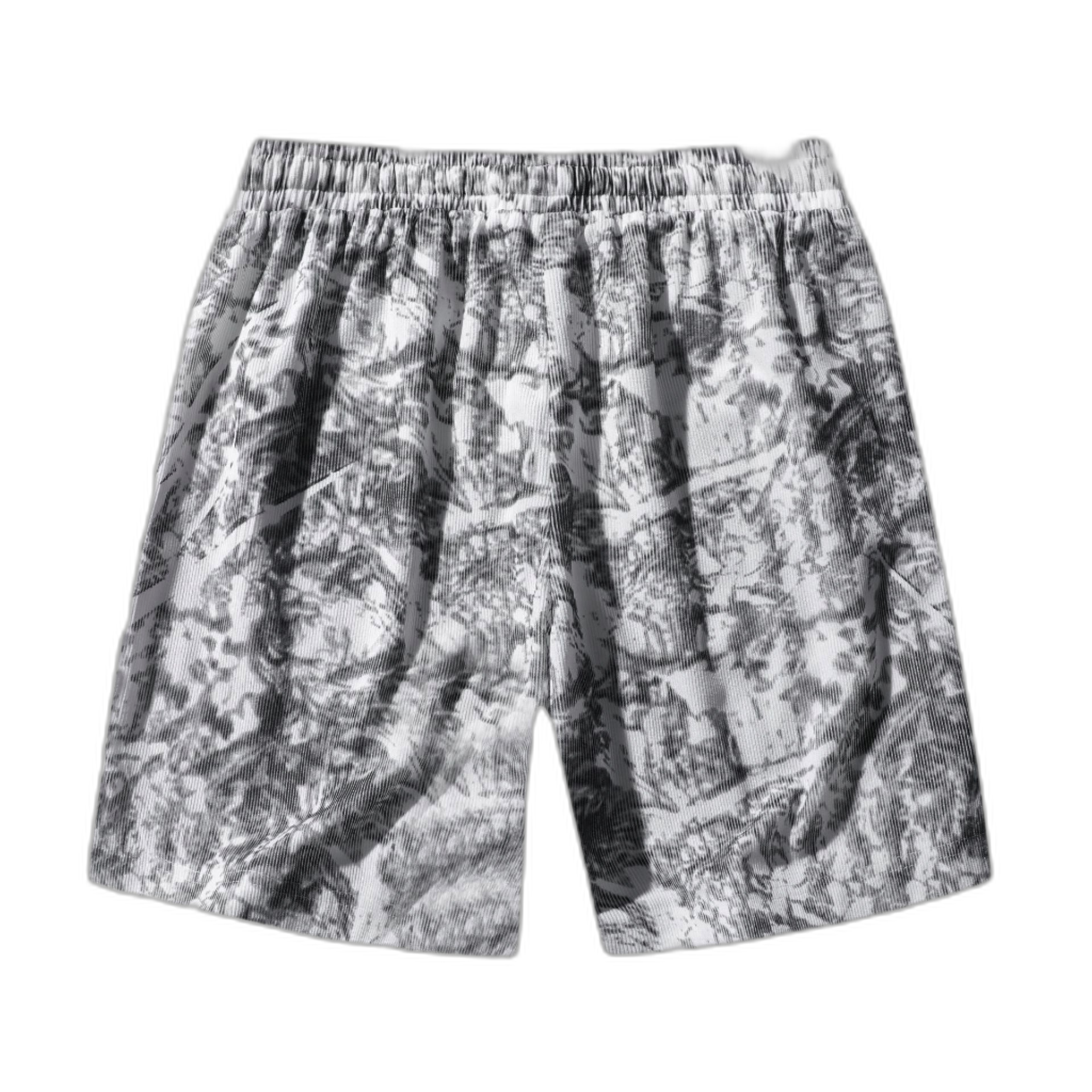 Washed Camo Corduroy Shorts