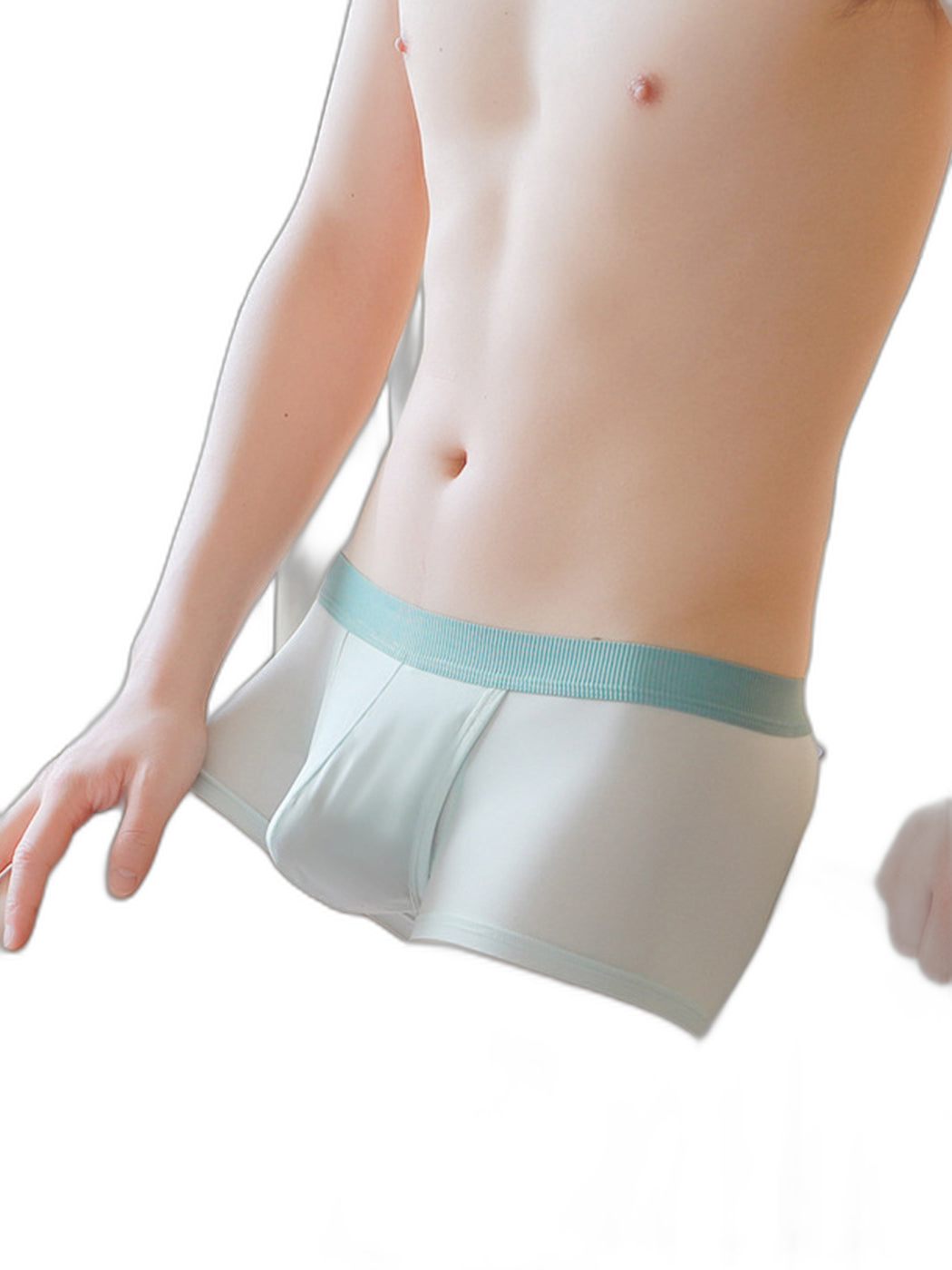 2 Pack Men's Ultra-Thin Trunks with Open Fly
