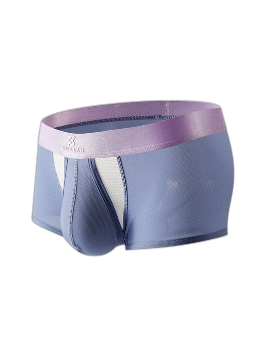 3 Pack Men's Supportive Pouch Lightweight Antibacterial Cooling Trunks