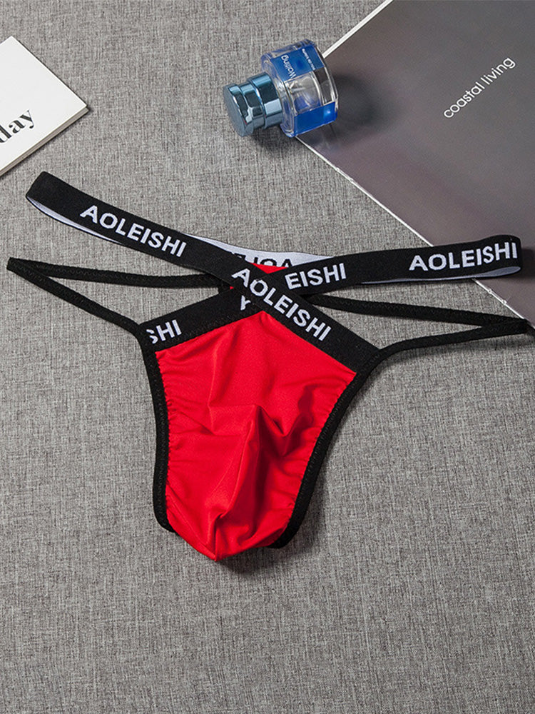 Men's Erotic Simple Thong Briefs