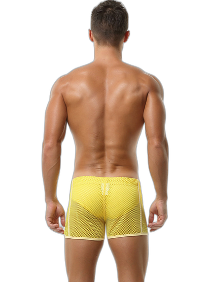 Men's Hollowed Out Breathable Boxer Briefs