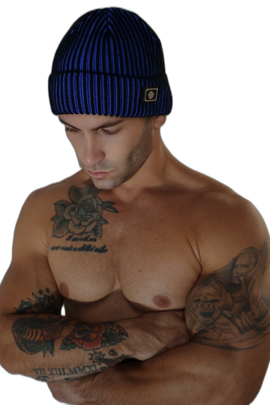 Breedwell Darkroom Rib Beanie Blue