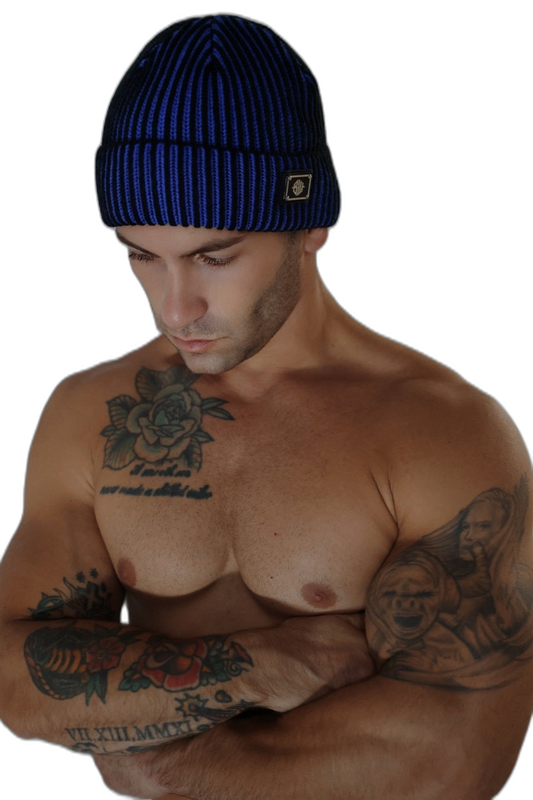 Breedwell Darkroom Rib Beanie Blue