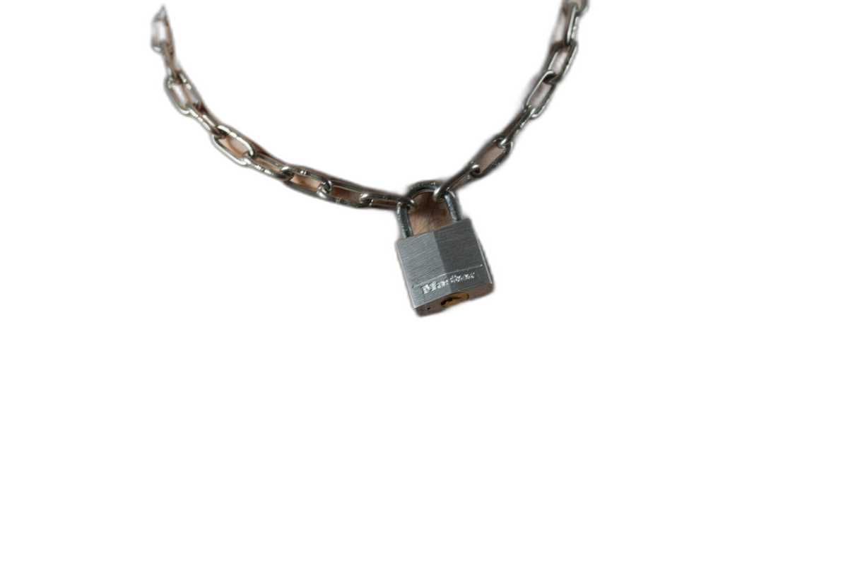 ruff GEAR Pitbull Chain 3mm with 30mm Master Lock