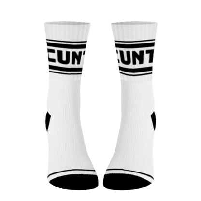 CUNT Cotton Crew Socks mid-length