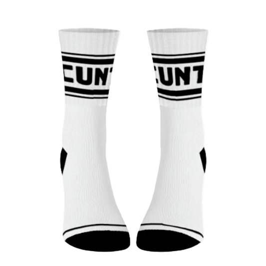 CUNT Cotton Crew Socks mid-length
