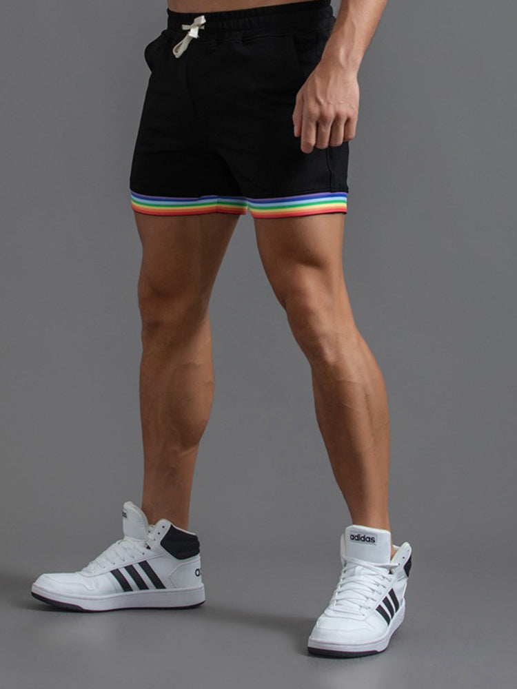 Men's Rainbow Cotton Shorts