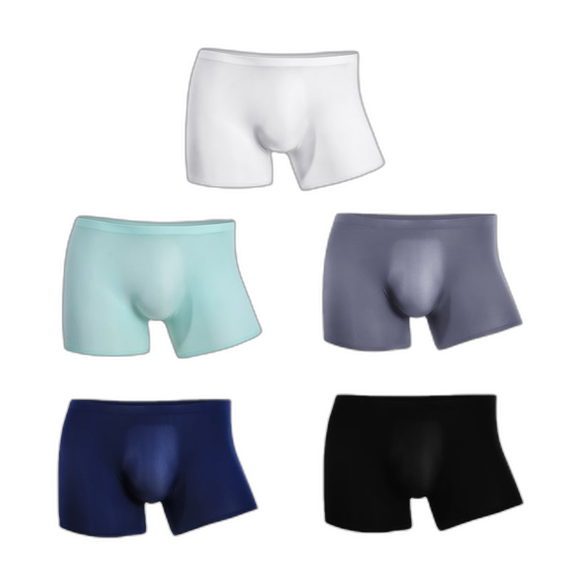 3 Pack Cool Trackless Thin Pouch Men's Trunks