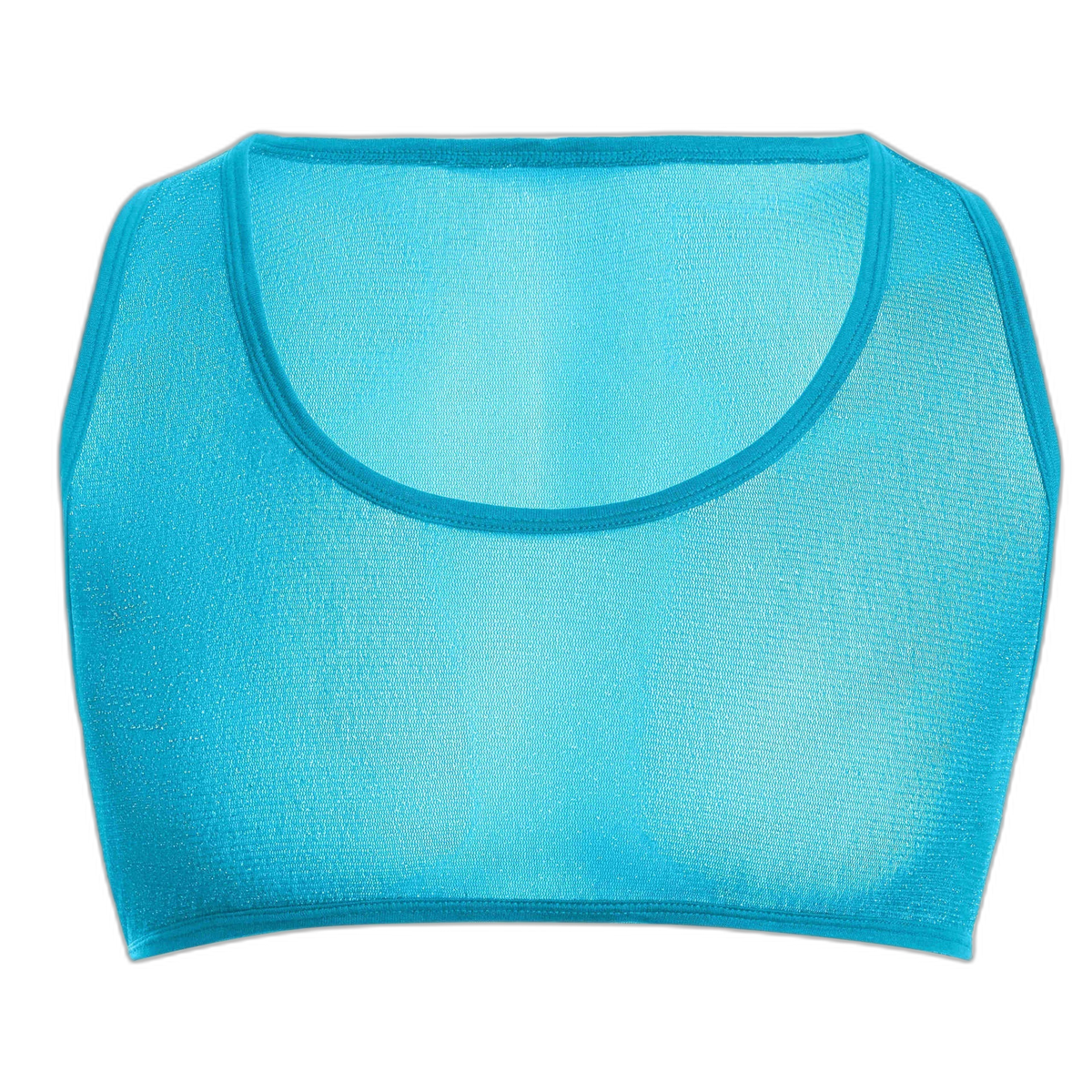 Sheer Glitter Crop Tank