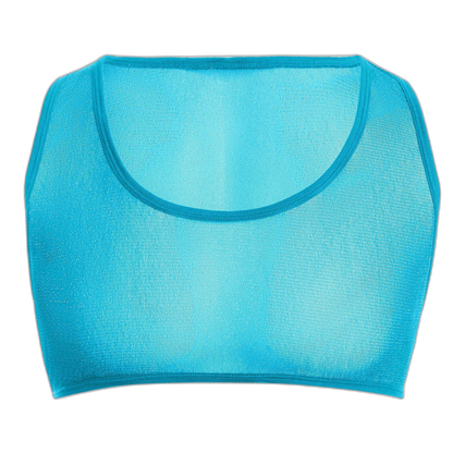 Sheer Glitter Crop Tank