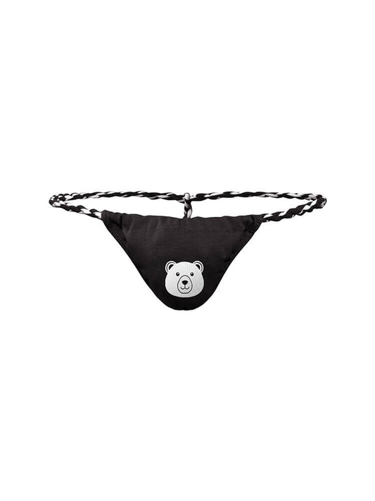 Men's Sexy Japanese Low-Rise Bear Print Thong