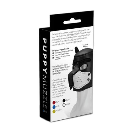 Prowler RED Puppy Muzzle White