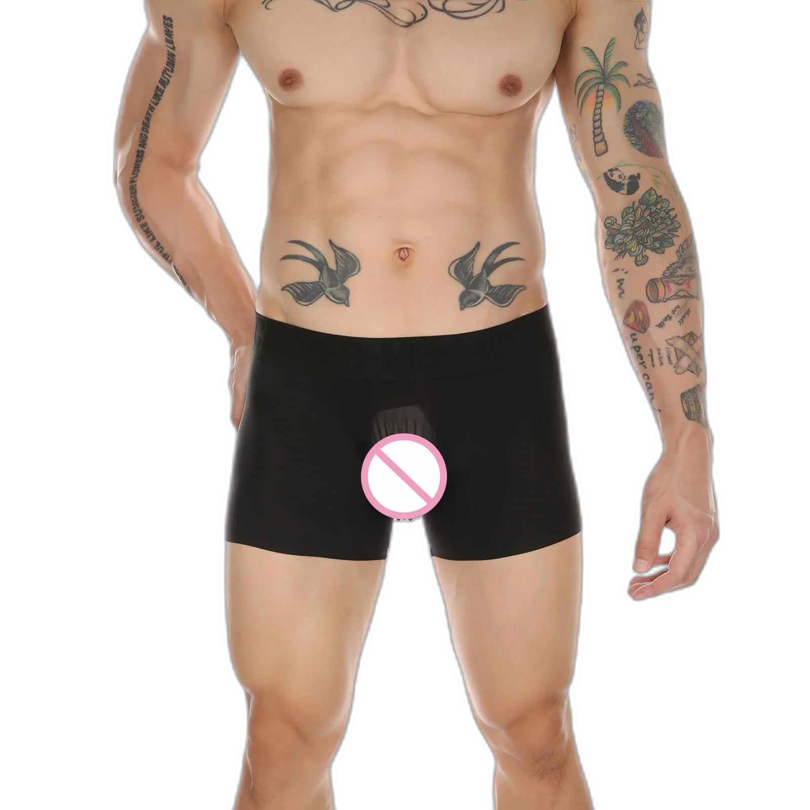 Lustful Heart Open Back Underwear For Men